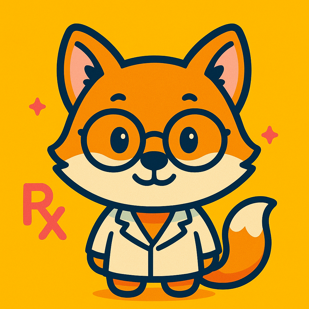 薬剤師キツネのアバター