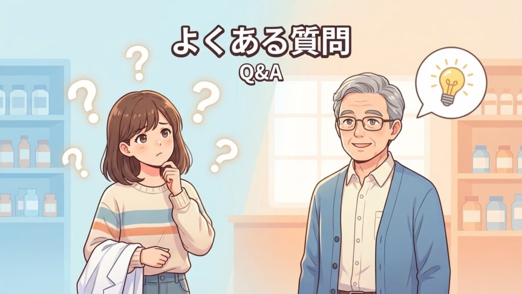 薬剤師転職サイトに関するよくある質問のイラスト