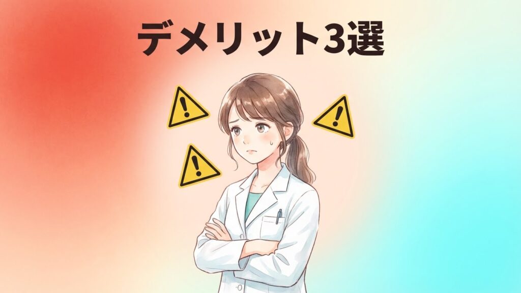 アポプラス薬剤師の3つのデメリット